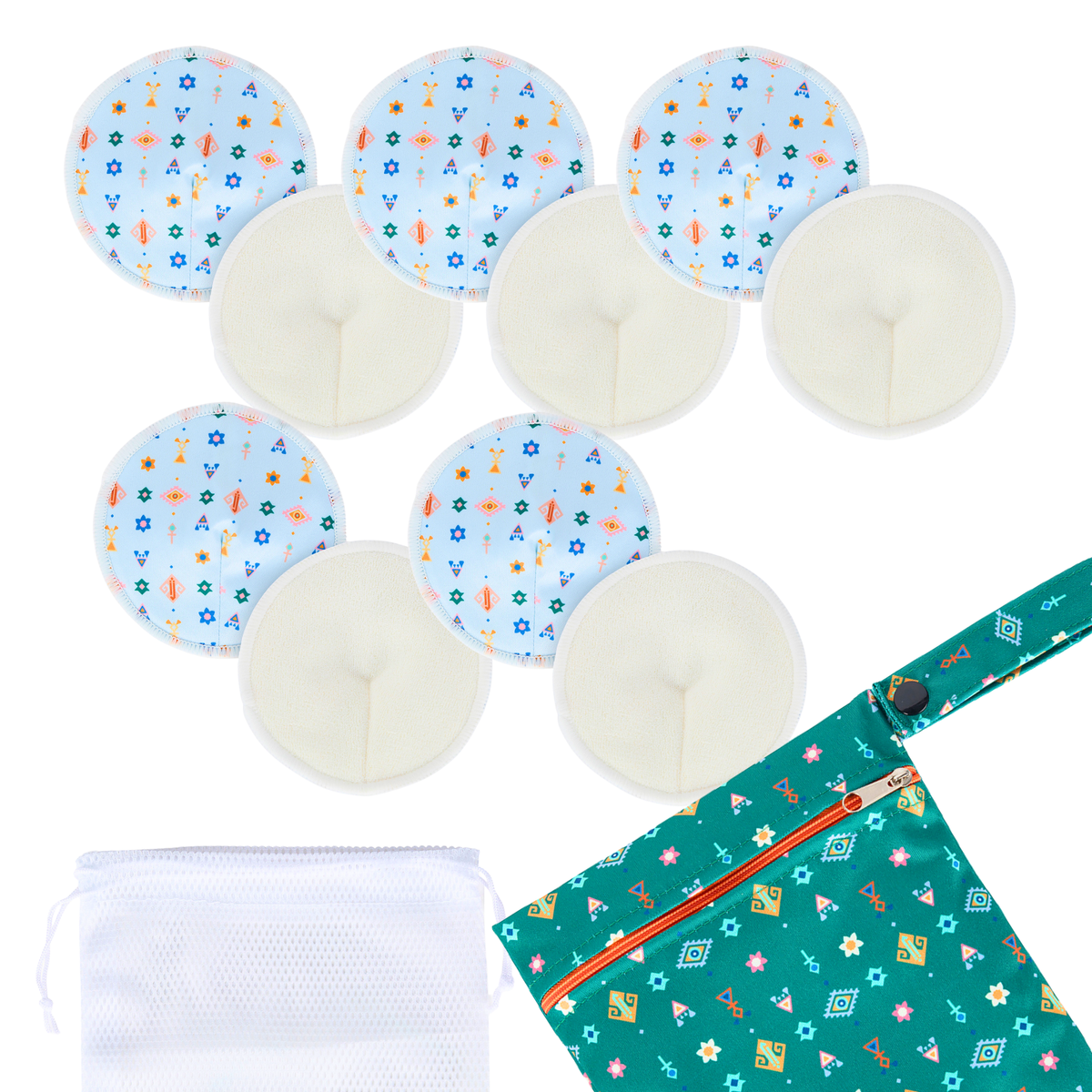 Reusable Breast Pads for Nursing & Pumping - Nazar