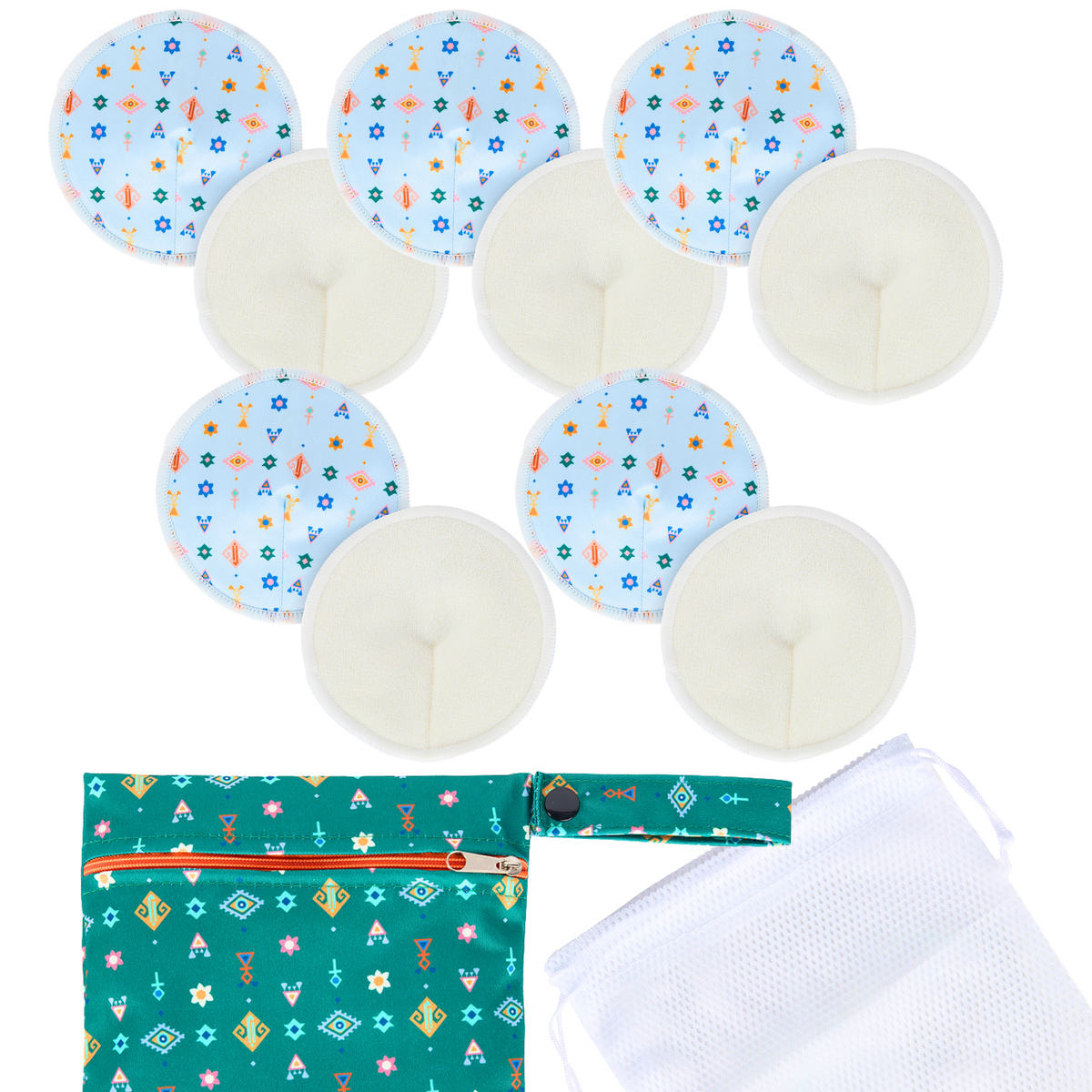 Reusable Breast Pads for Nursing & Pumping - Nazar