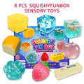 8PCS Squishy Sensory Toys Set, Soft Squeeze Fidget Toys, Stress Relief Toys for Kids and Adults