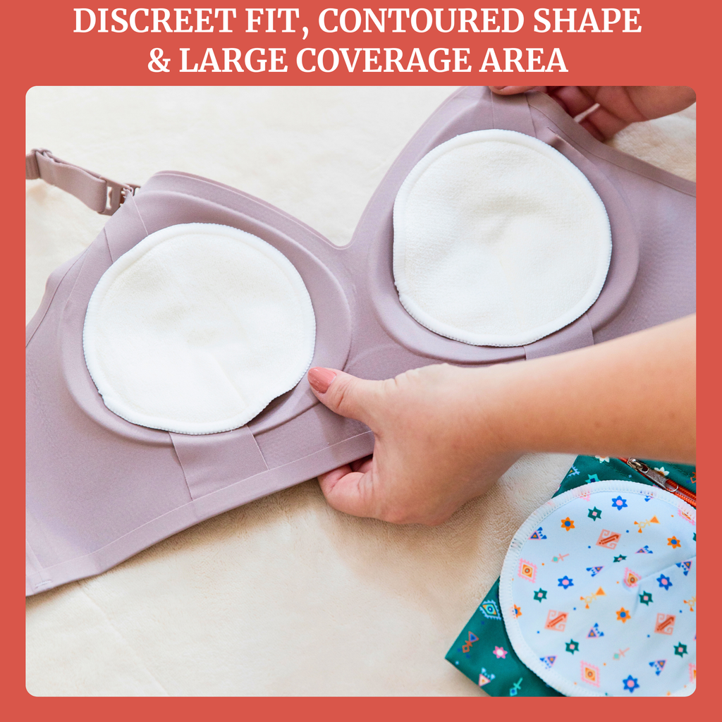 Reusable Breast Pads for Nursing & Pumping - Nazar