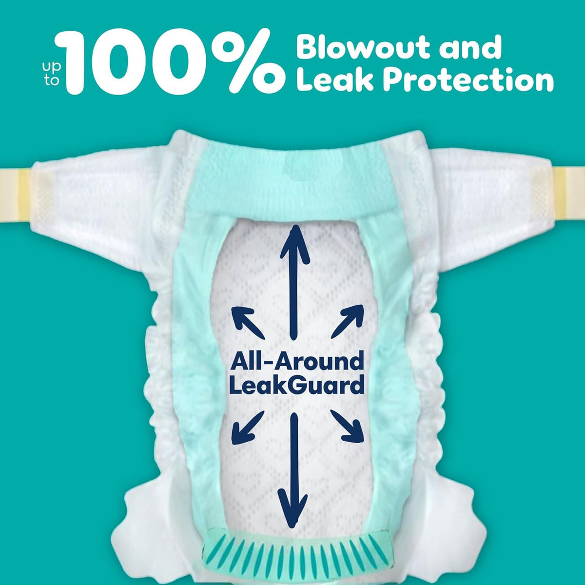 Pampers Baby Diapers - Swaddlers - Size 5, 132 Count, Ultra Absorbent Disposable Infant Diaper